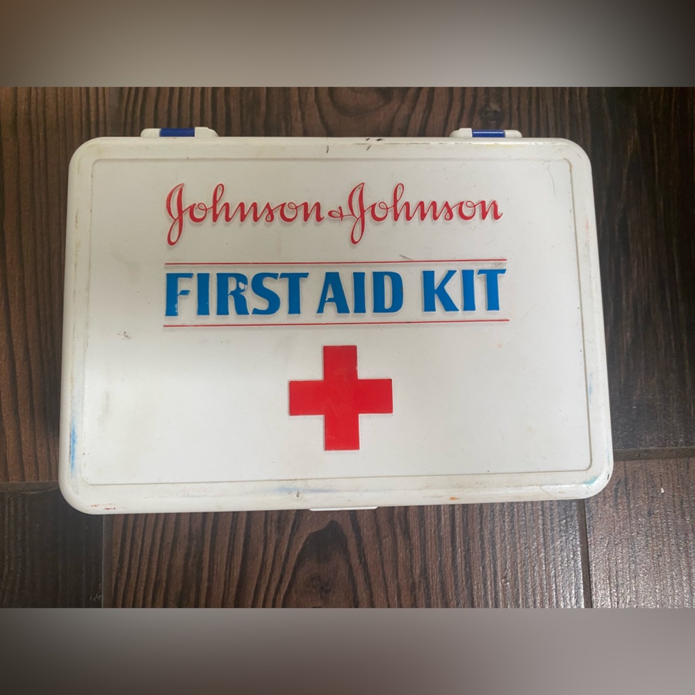 Vintage Johnson & Johnson First Aid Kit